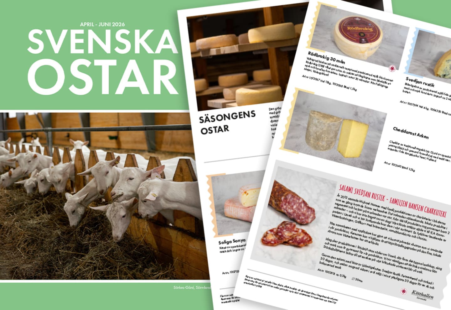 Svenska ostar april-juni
