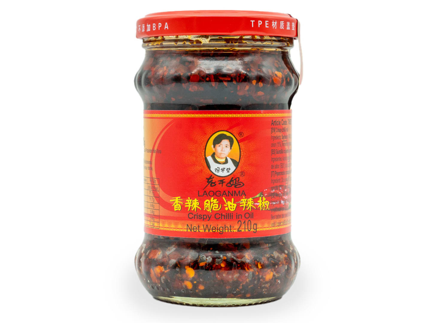 Chiliolja crispy 210g