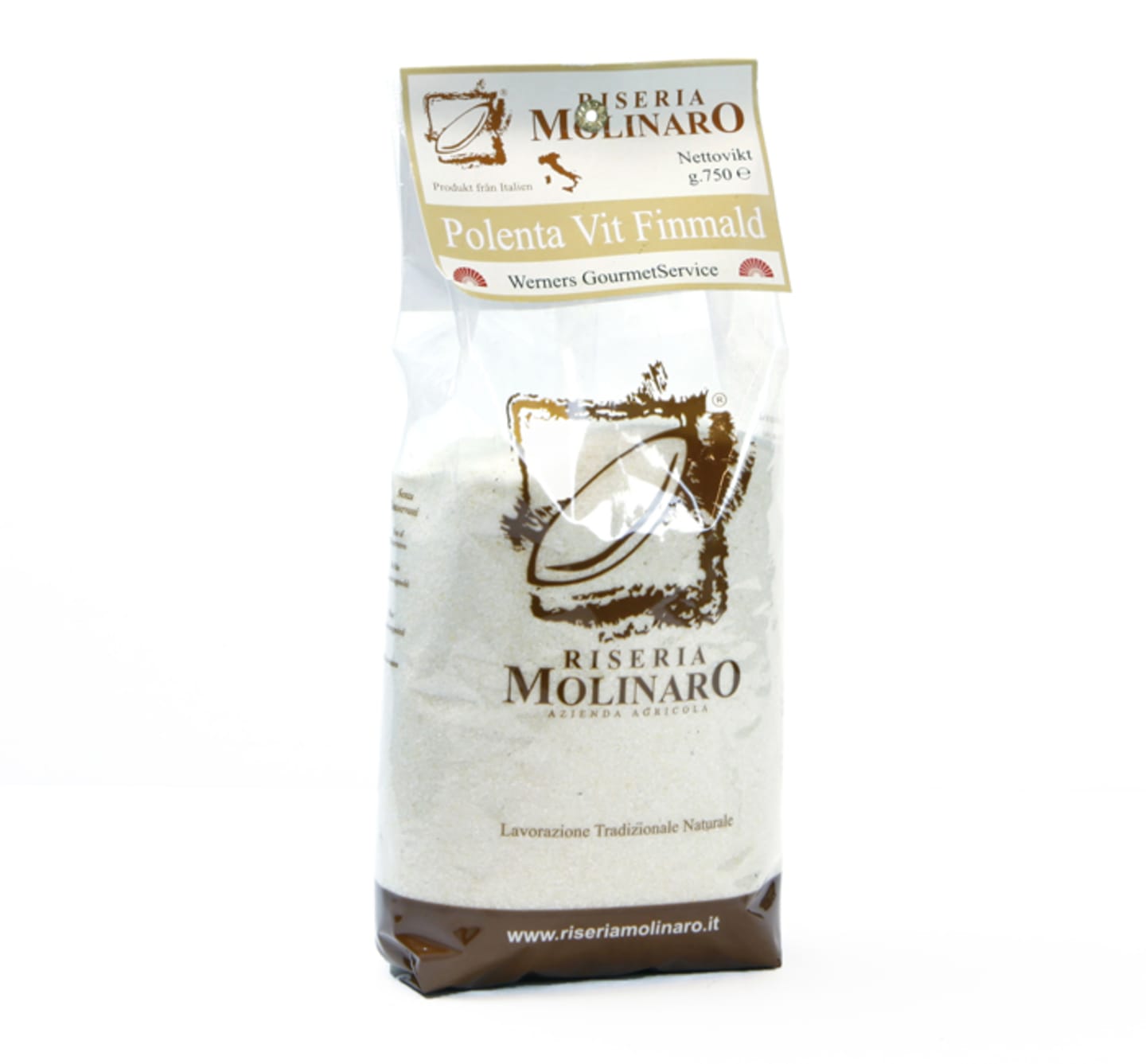 Polenta vit finmald 750g