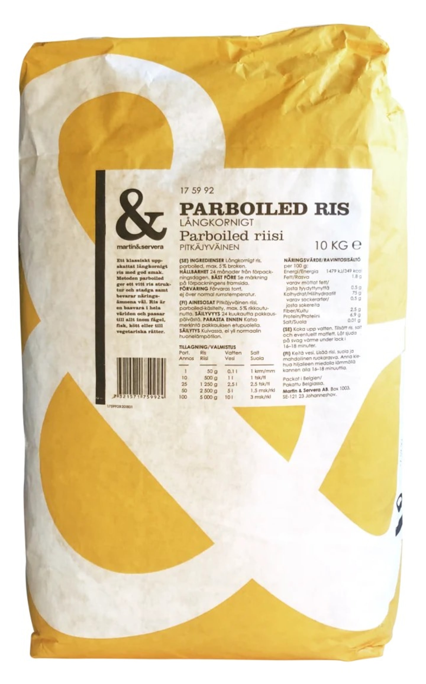 Ris parboiled 10kg
