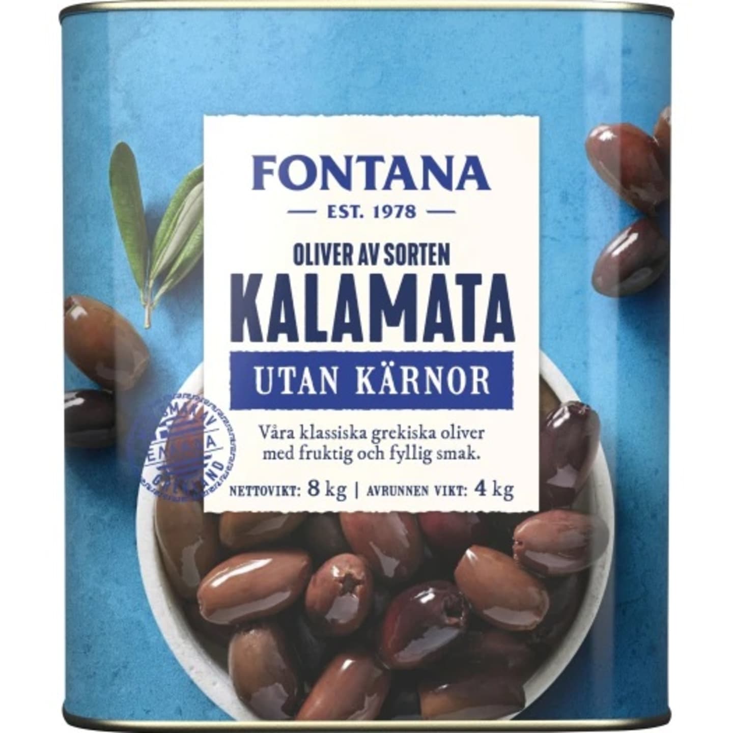 Oliver Kalamata kärnfria 4kg