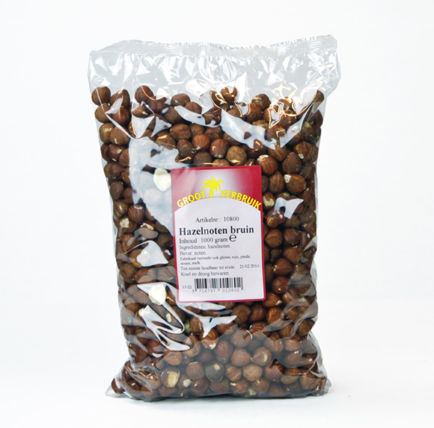 Hasselnötter bruna 1kg