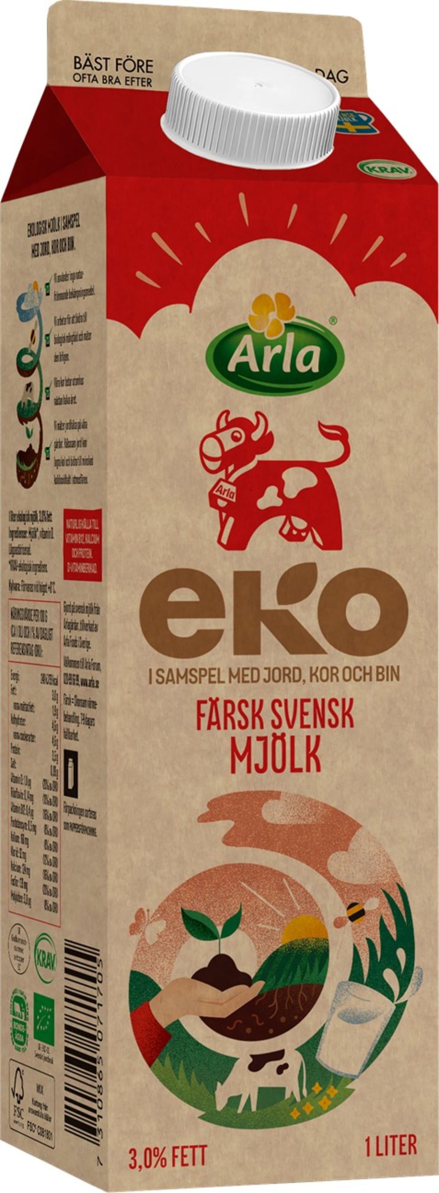 Standardmjölk KRAV 1L