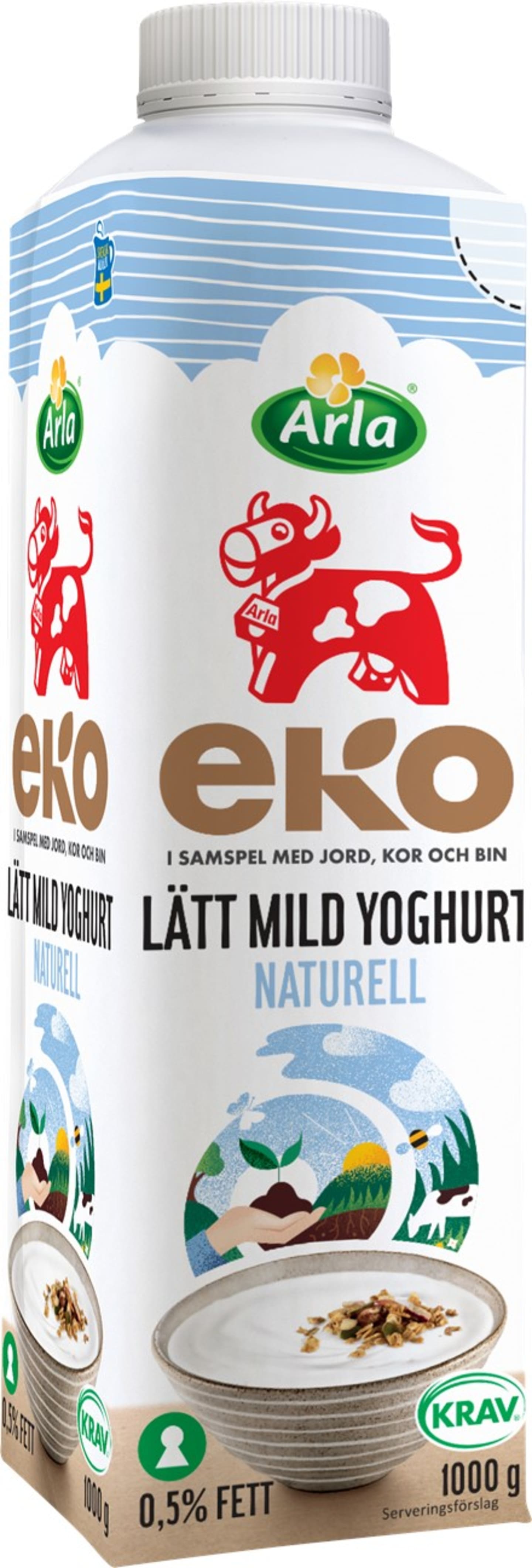 Yoghurt naturell lätt EKO 1kg