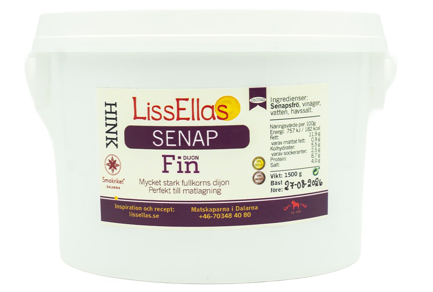 Dijonsenap fin 1,5kg SE