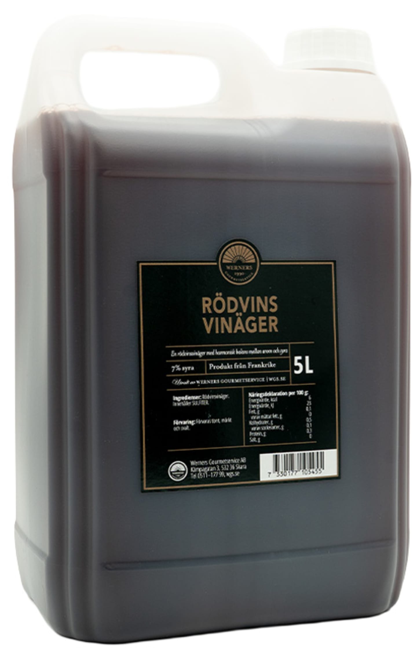 Rödvinsvinäger Werners 5L