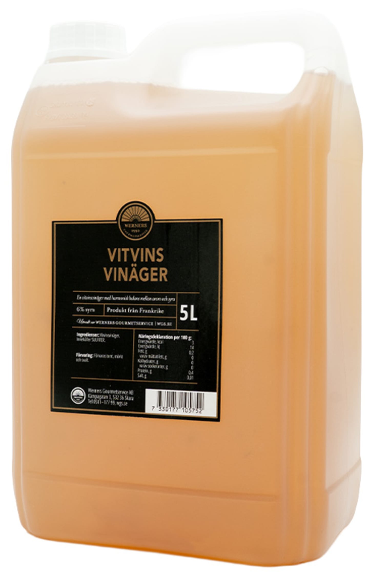 Vitvinsvinäger Werners 5L