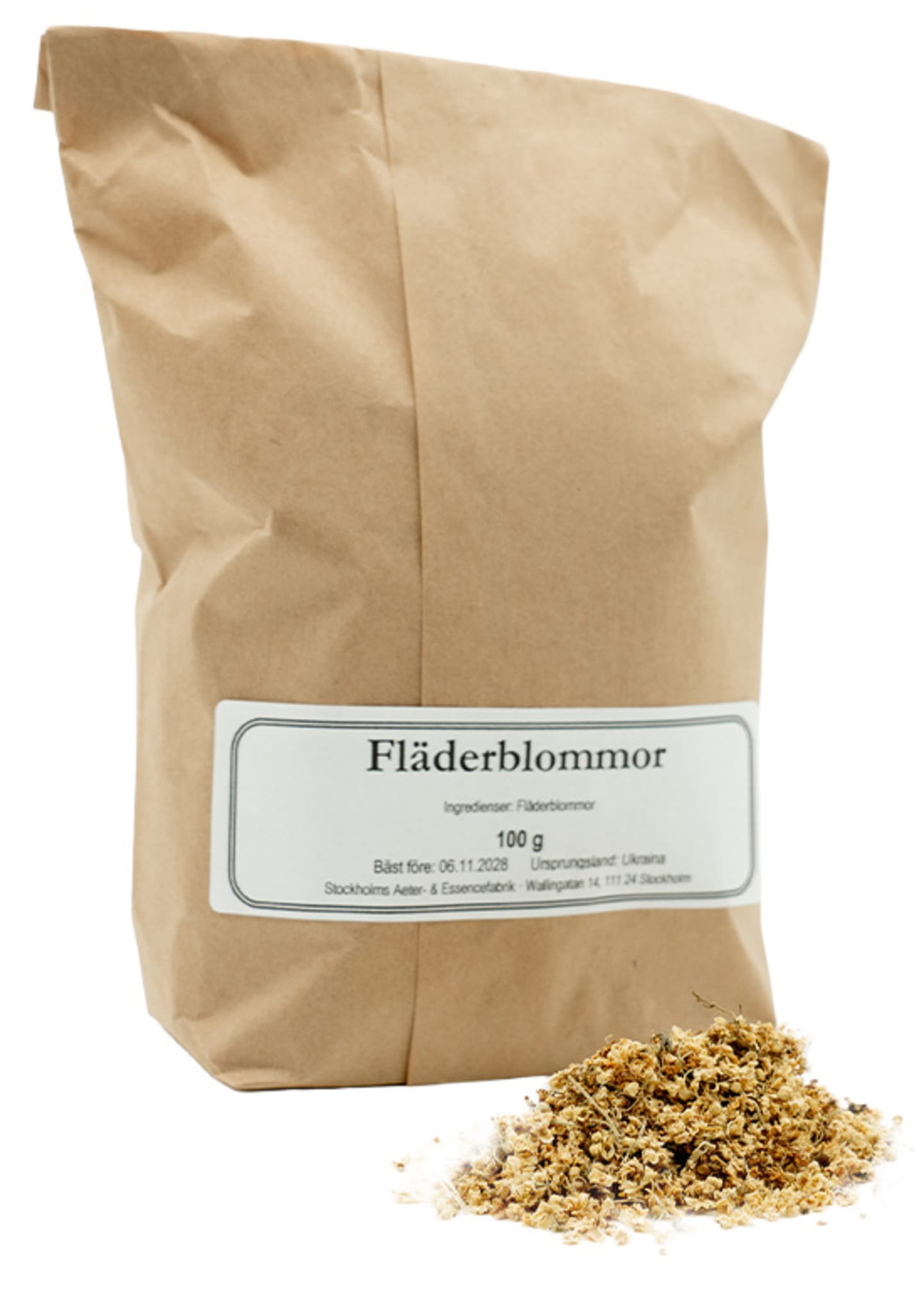 Fläderblomma ätlig torkad 100g