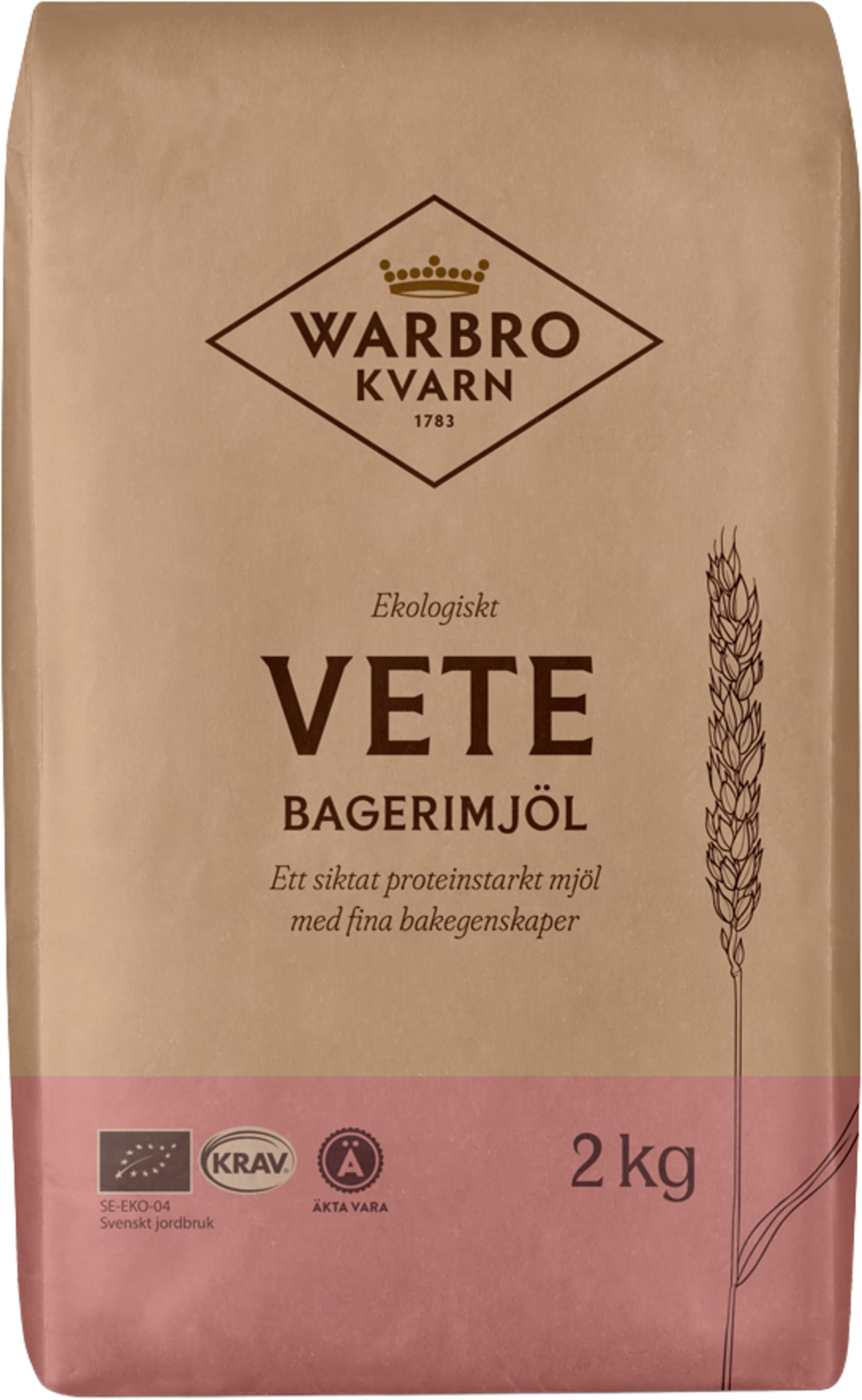 Bagerimjöl av vete KRAV 2kg