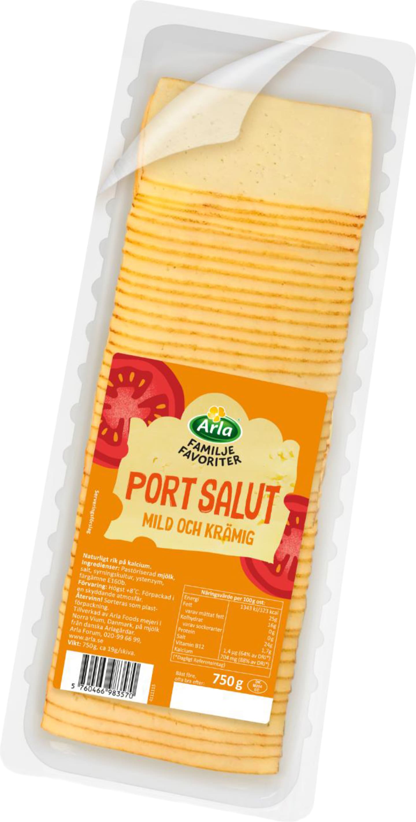 Port Salut skivad 750g