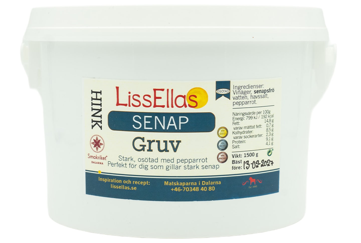 Senap Gruvsenap 1,5kg