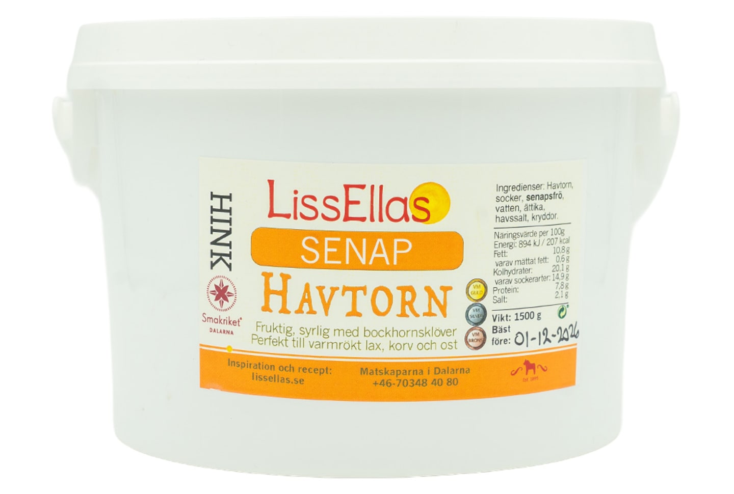 Senap Havtorn 1,5kg