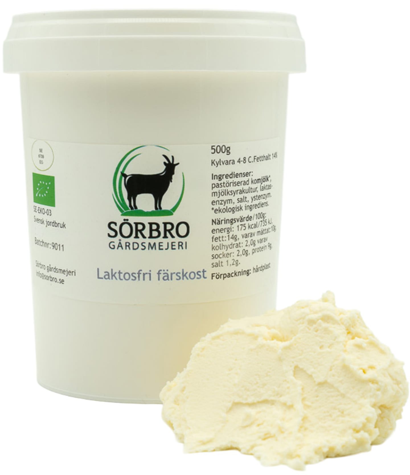 Färskost Laktosfri EKO 500g