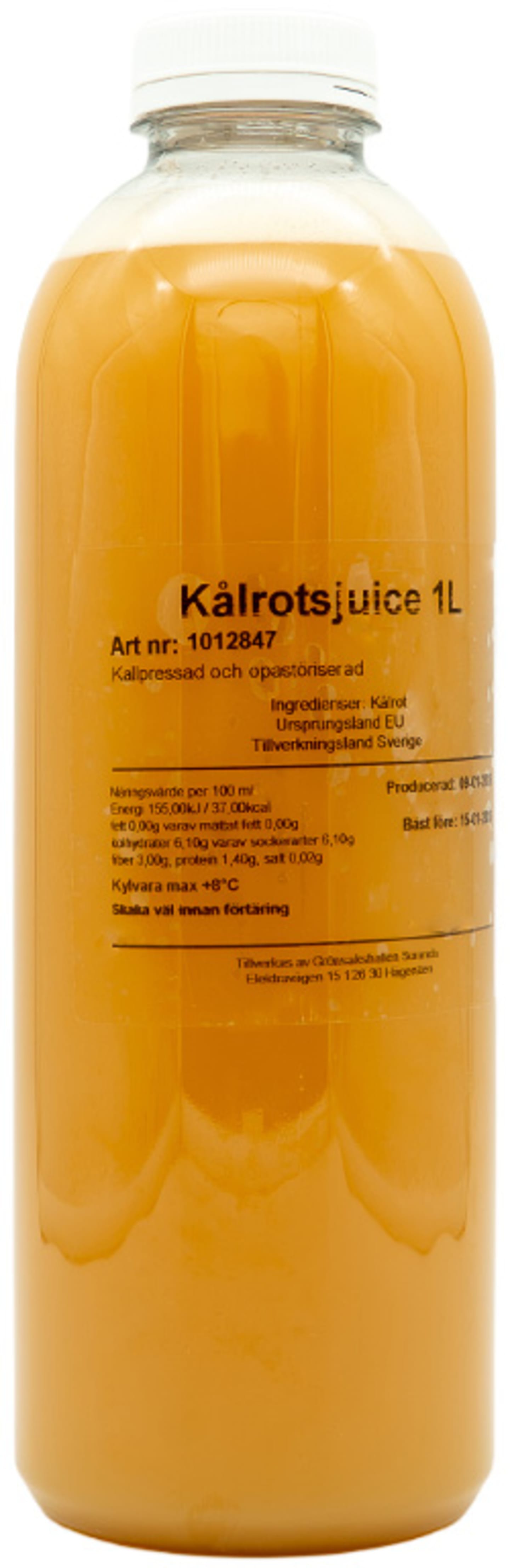 Kålrotsjuice 1L