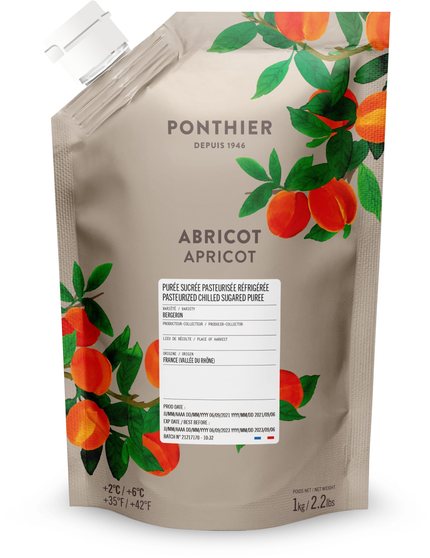 Aprikospuré kyld 1kg