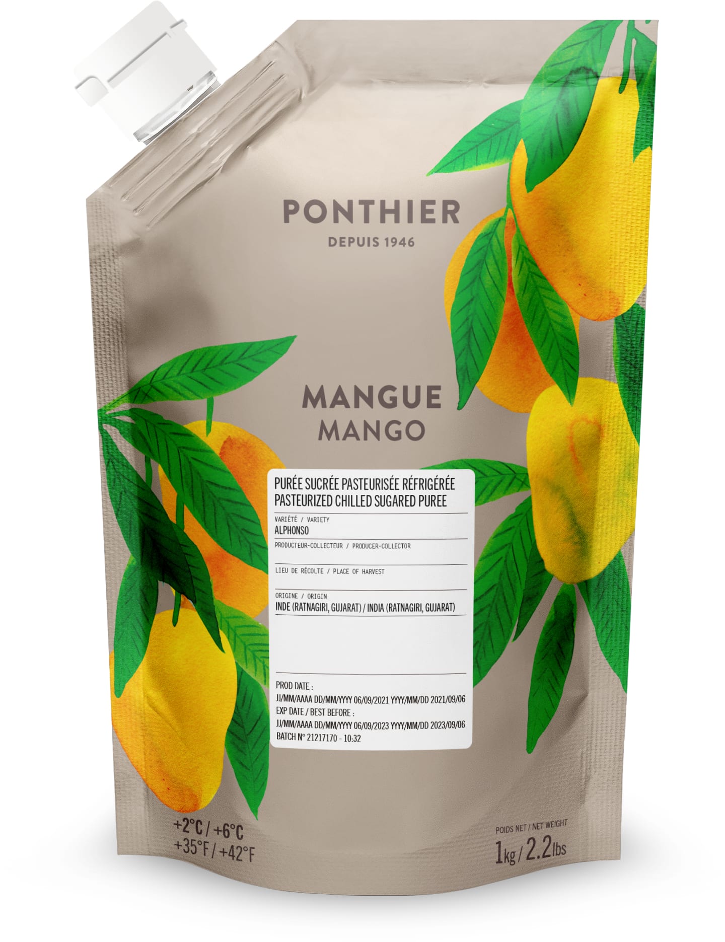 Mangopuré kyld 1kg