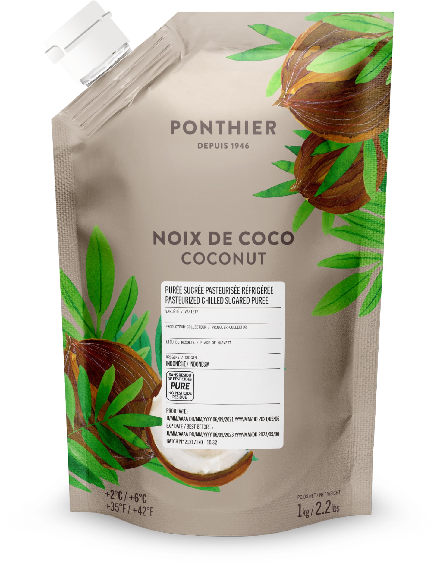 Kokosnötspuré kyld 1kg