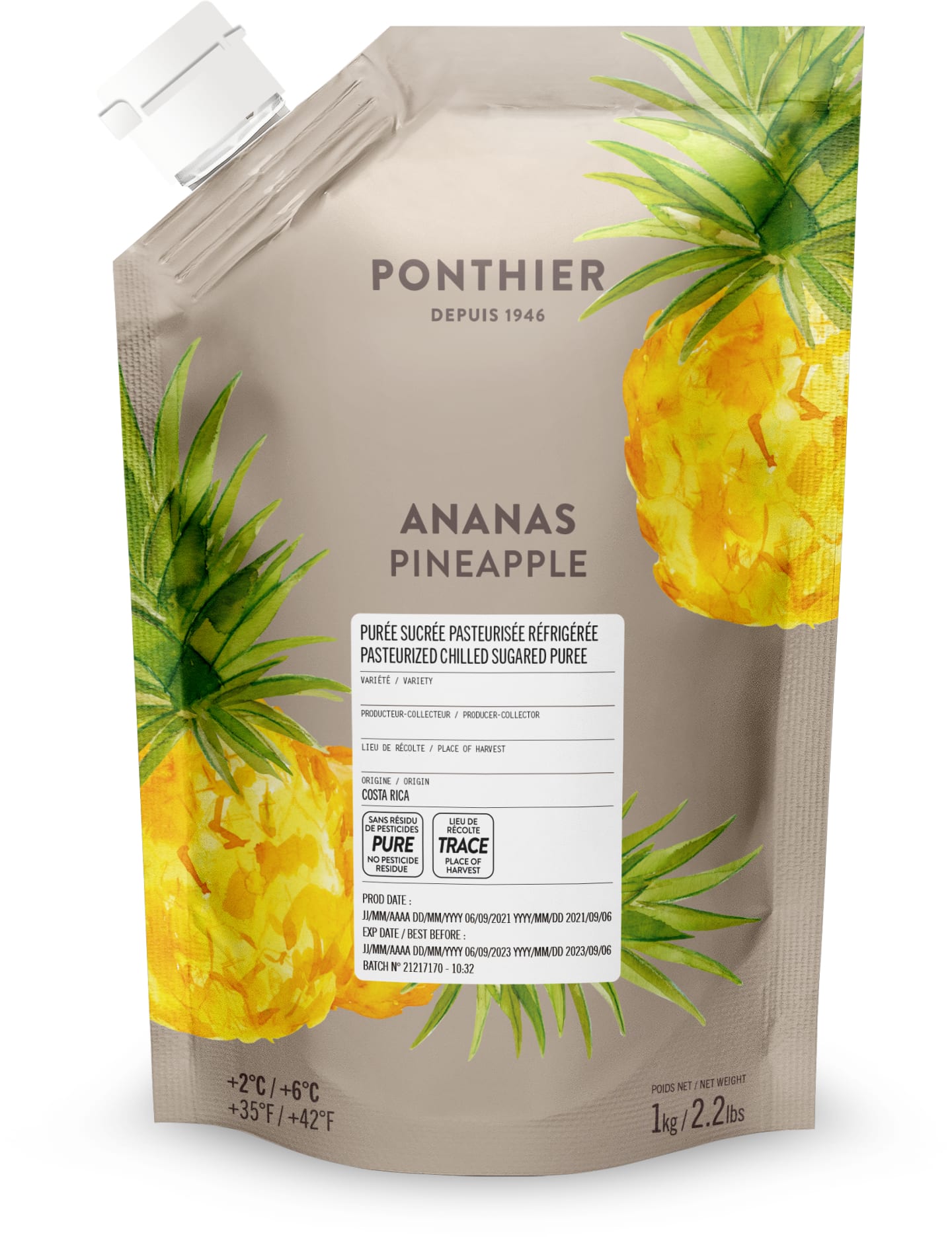 Ananaspuré Kyld 1kg