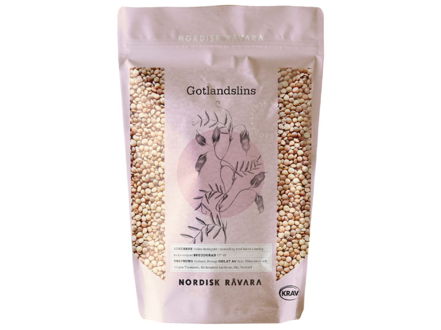 Gotlandslinser torkade KRAV 500g