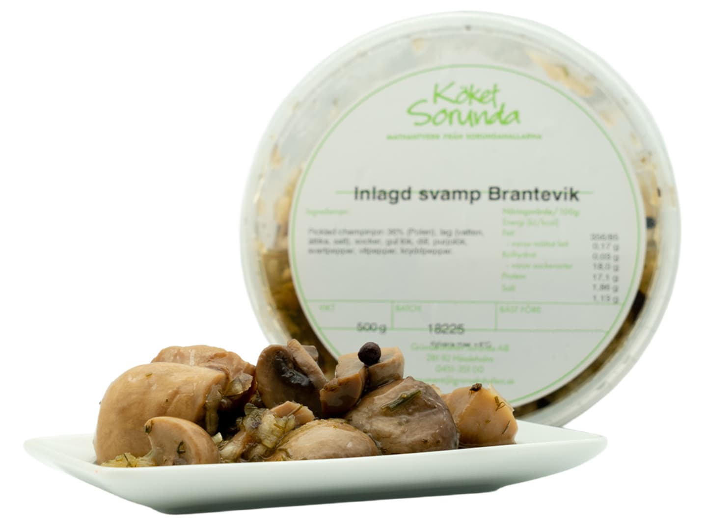 Champinjoner inlagda Brantevik 500g