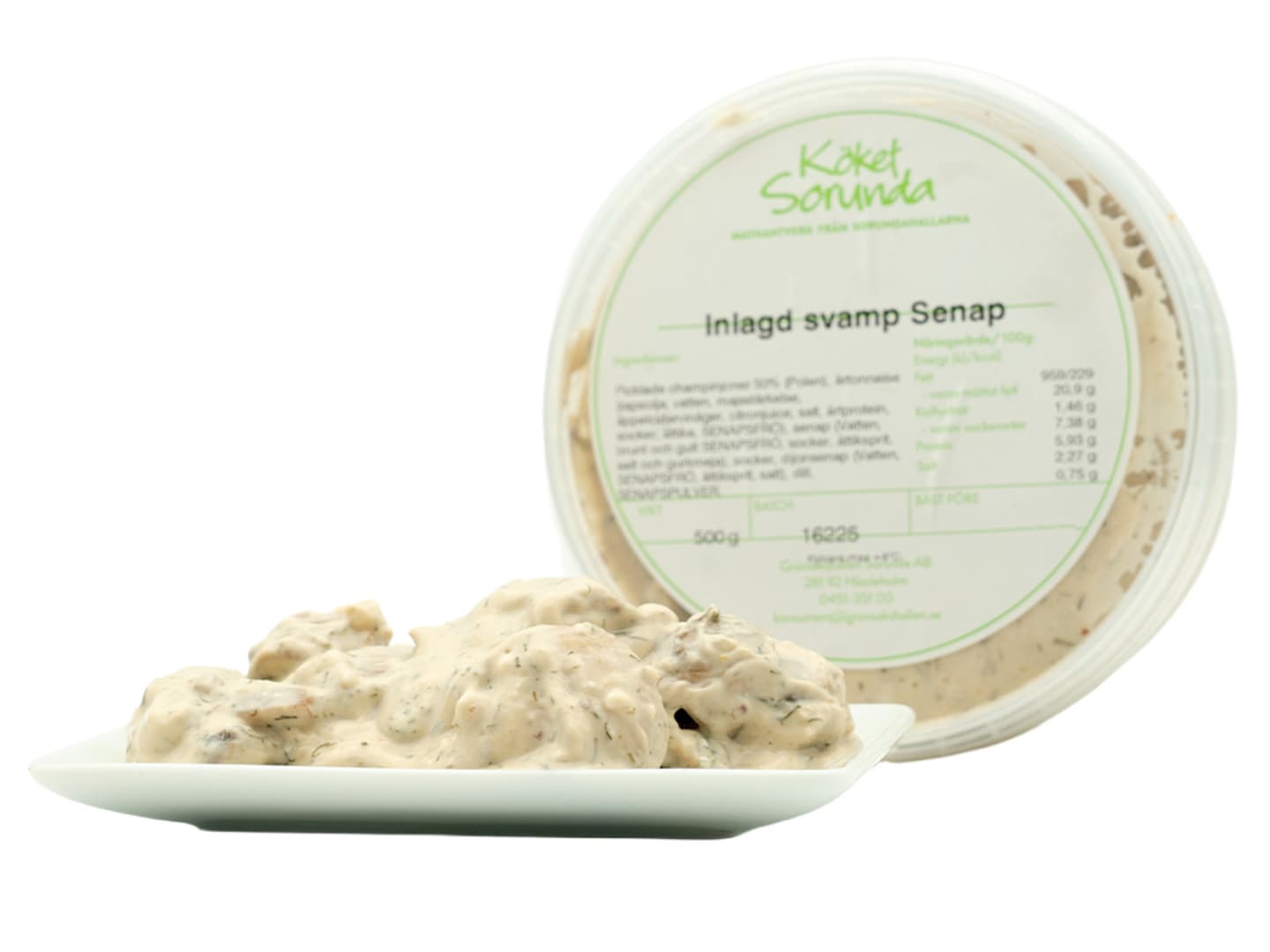 Champinjoner inlagda senap 500g