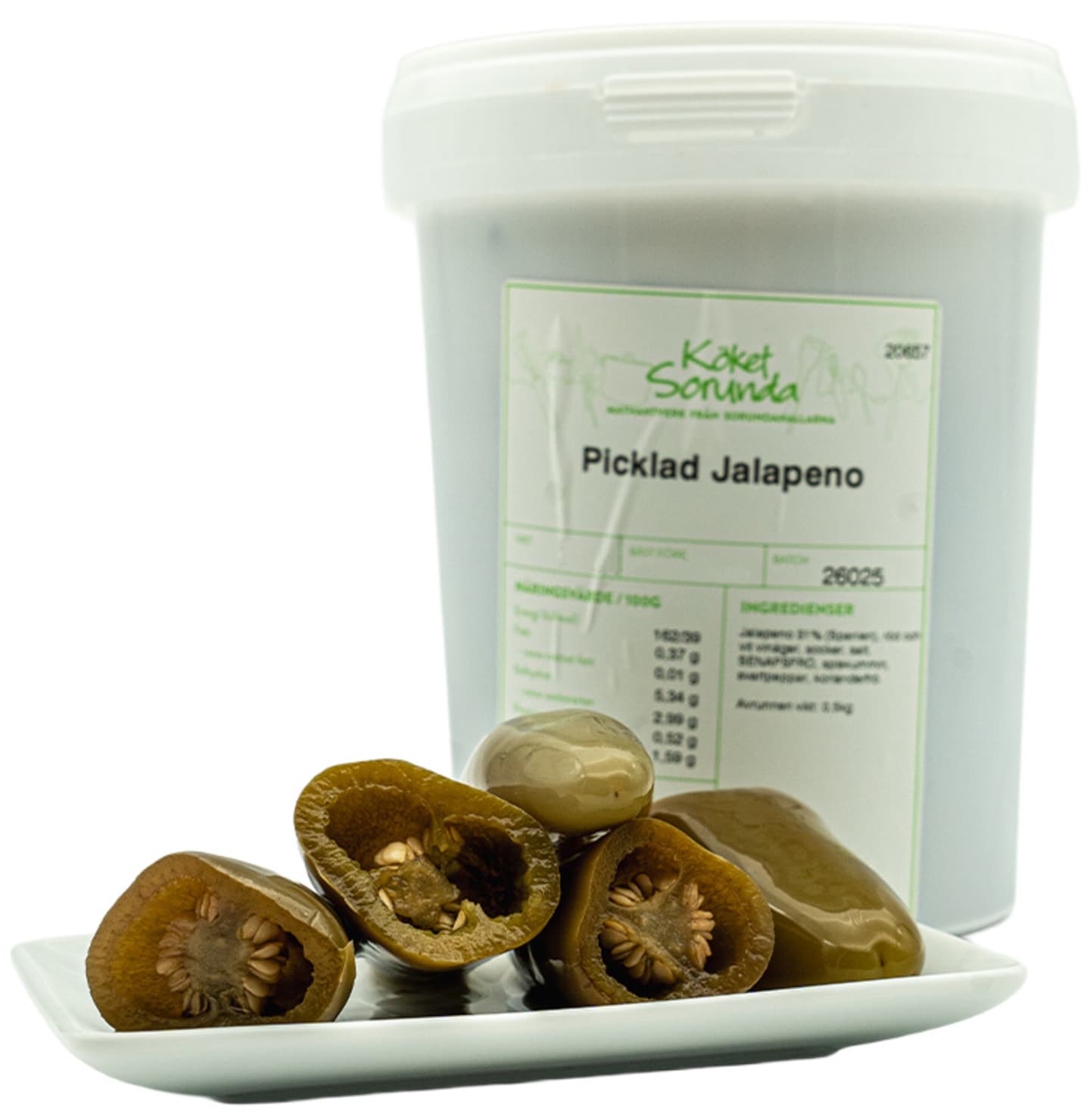 Jalapeño picklad hel 1kg