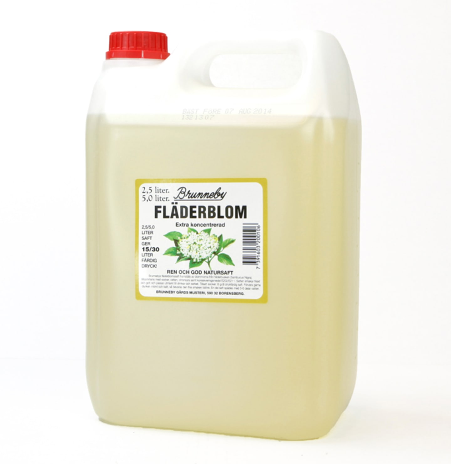 Fläderblomssaft 2,5L