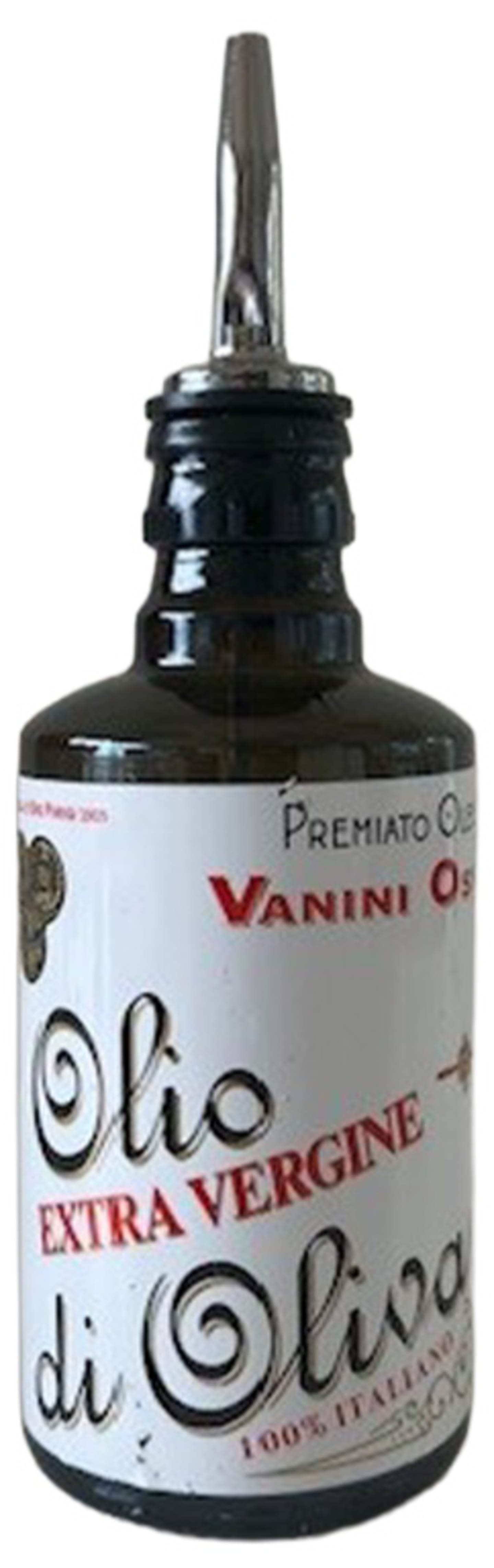Flaska till olivoja med pip 25cl