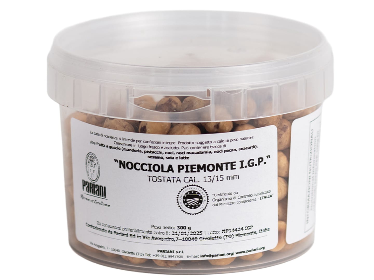 Hasselnötter Piemonte 300g