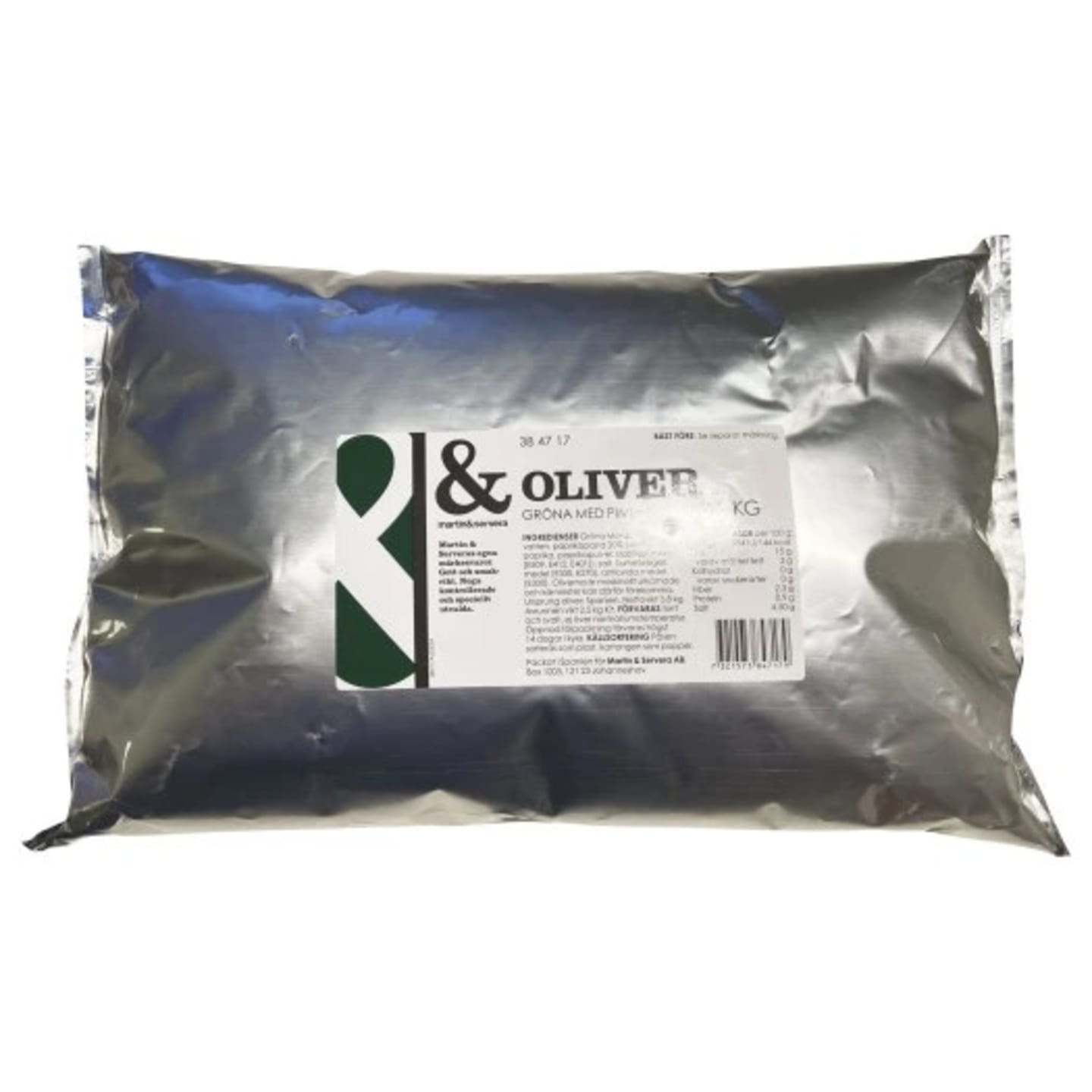 Oliver gröna pimientos 3,8kg