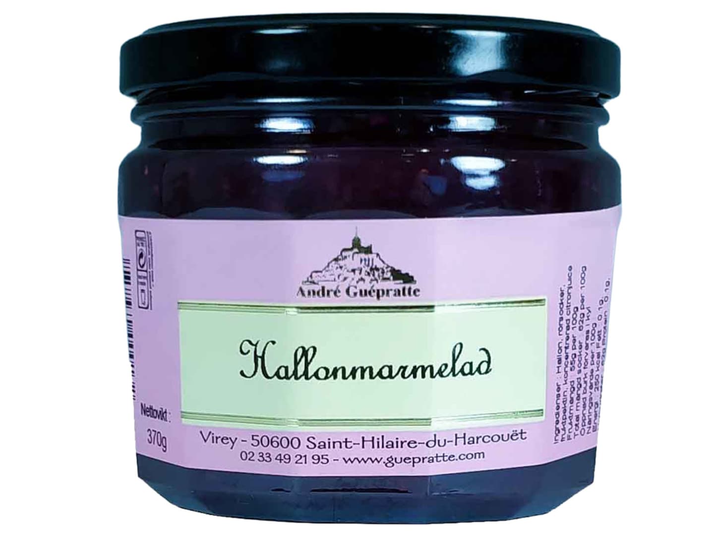 Hallonmarmelad 370g