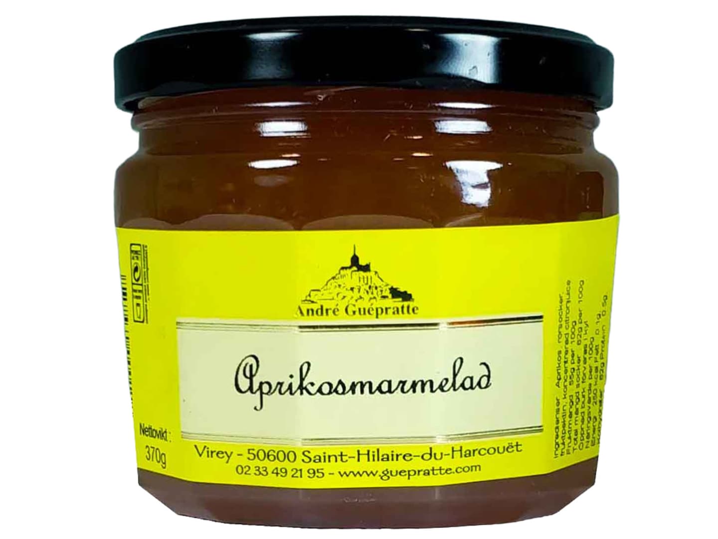 Aprikosmarmelad 370g