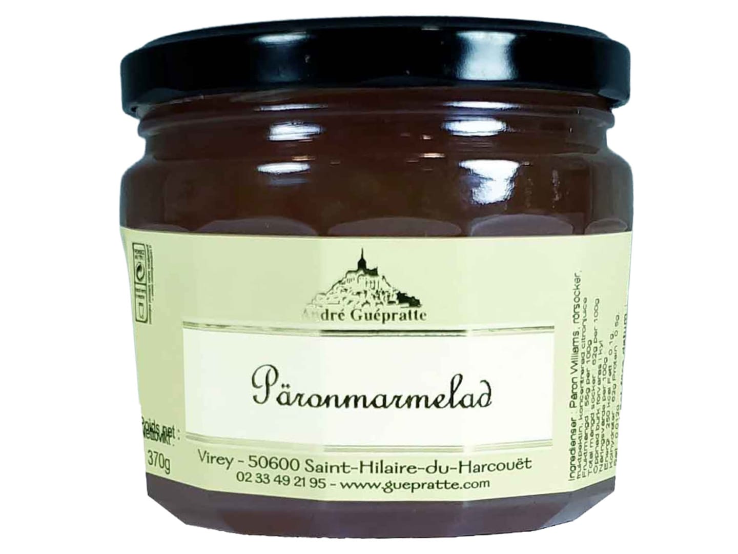 Päronmarmelad Williams 370g