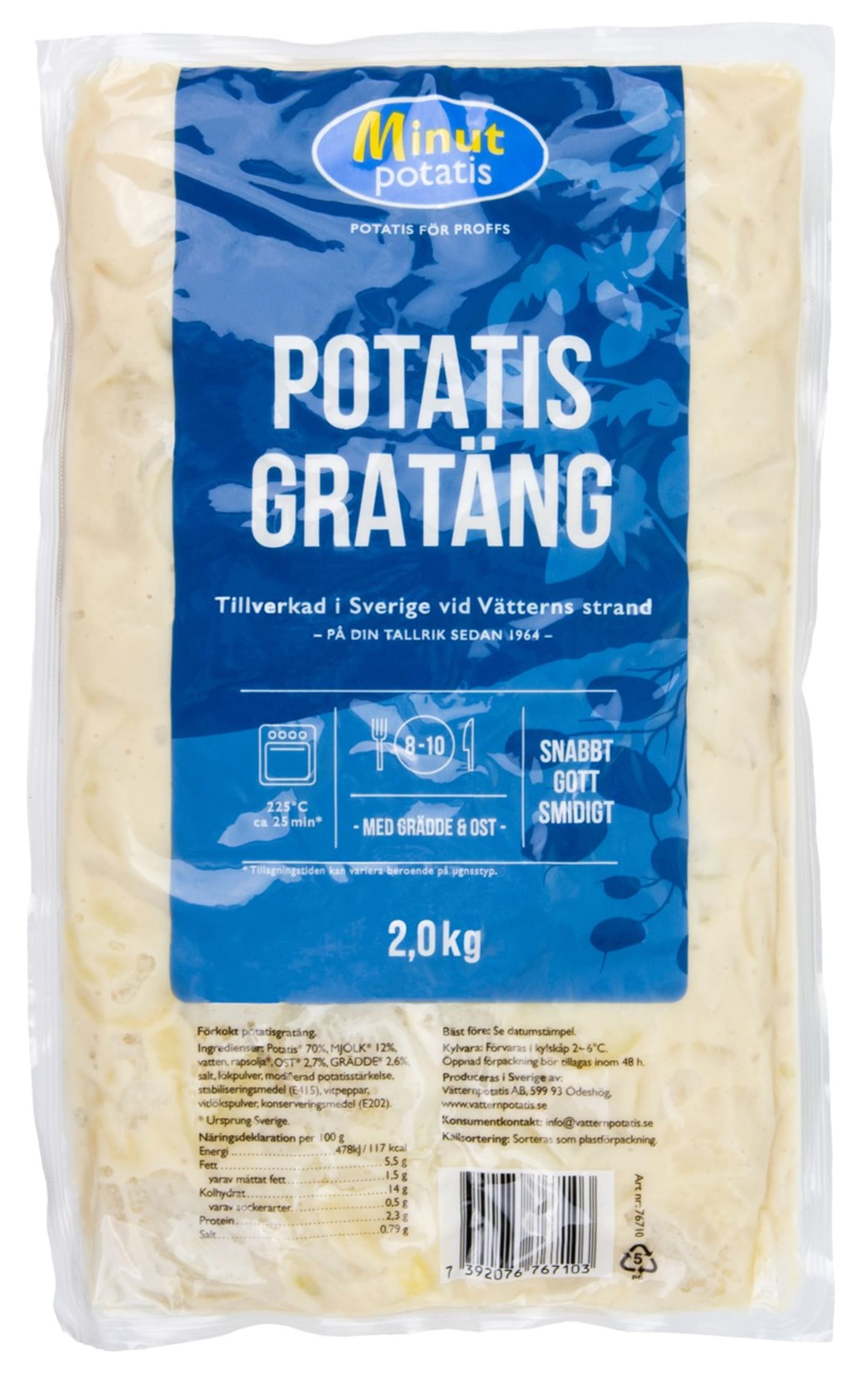 Potatisgratäng färdig 2kg
