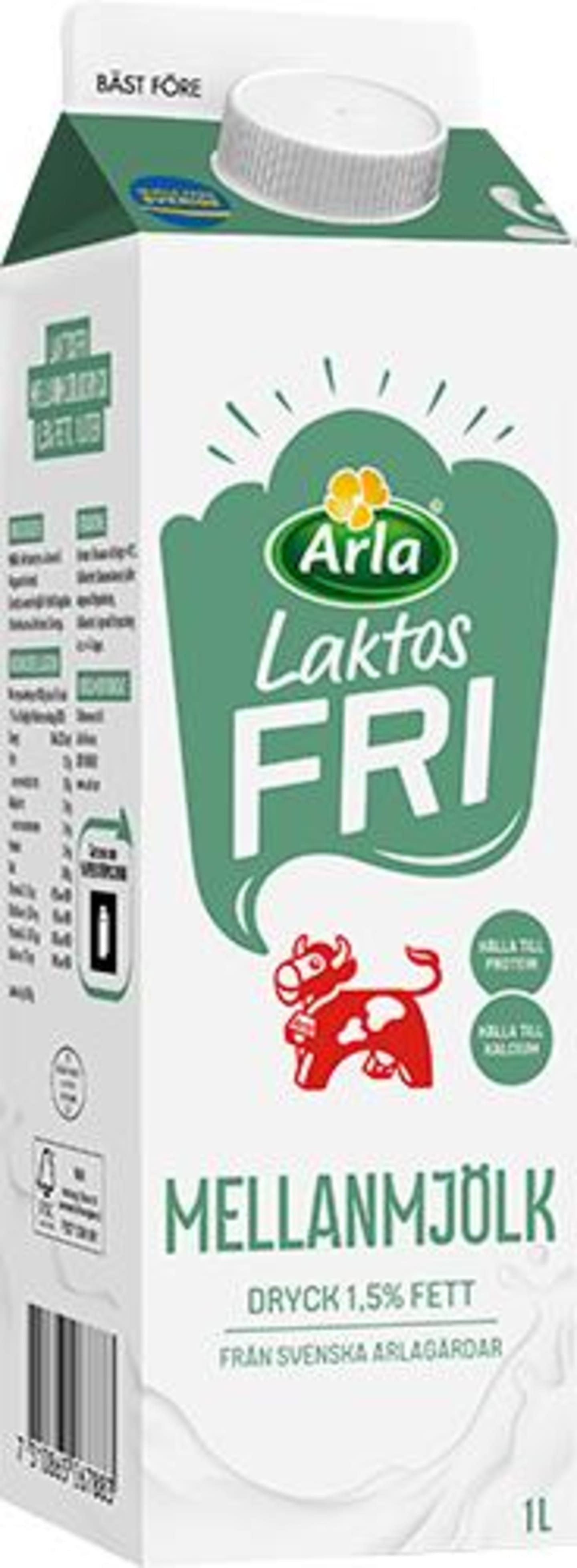 Mellanmjölk laktosfri 1L - Bild 1 av 1