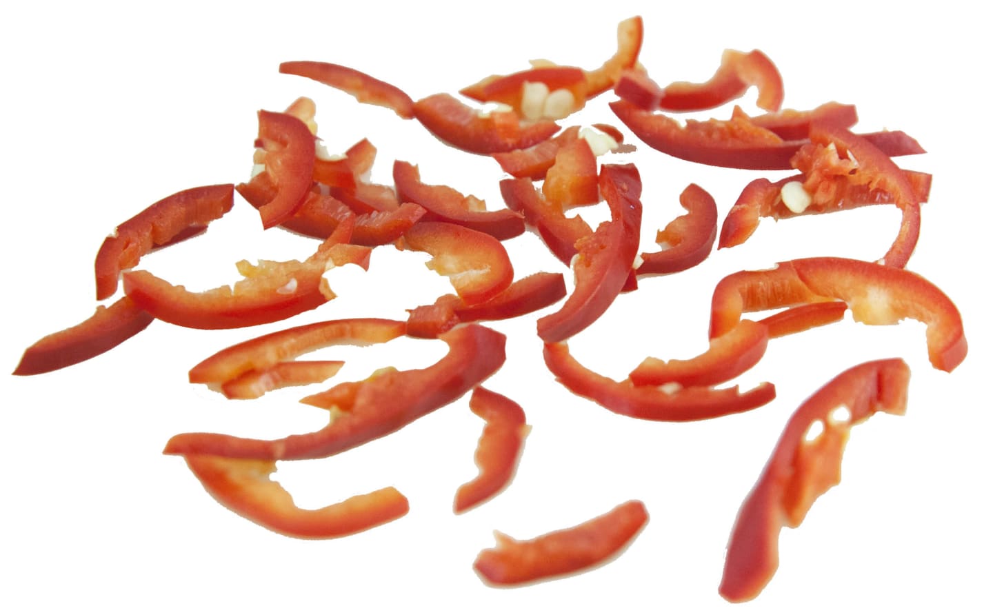 Chili röd skivad 2mm 1kg