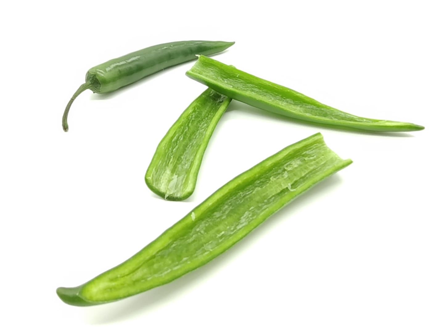 Chili grön delad 500g