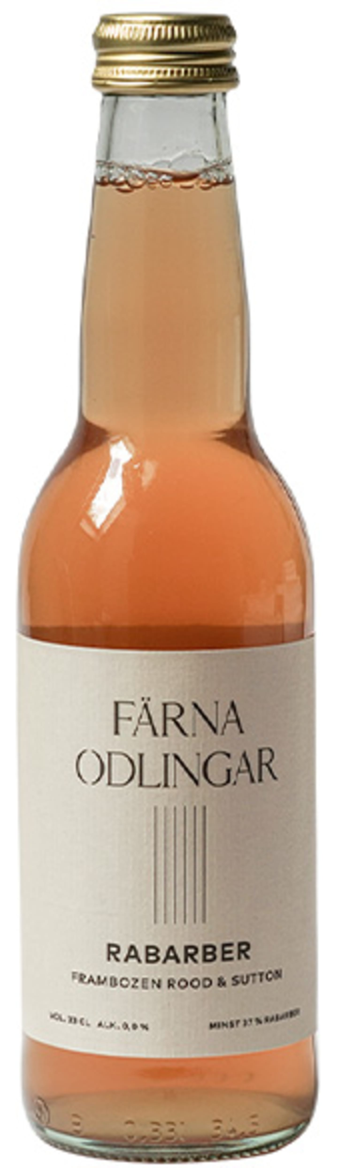 Rabarberdricka mousserande 33cl