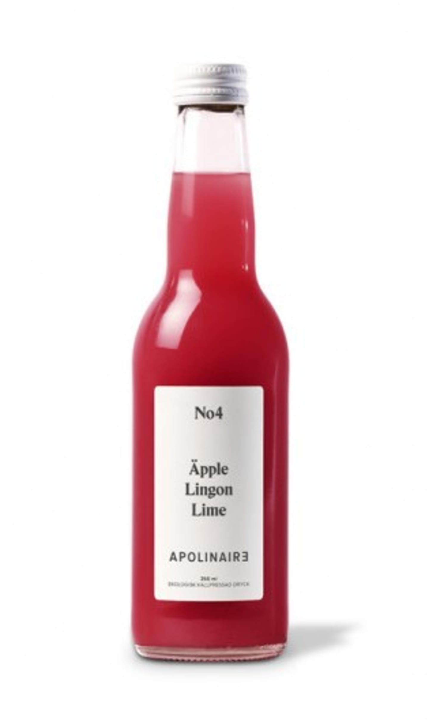 No4 äpple/lingon/lime EKO 25cl