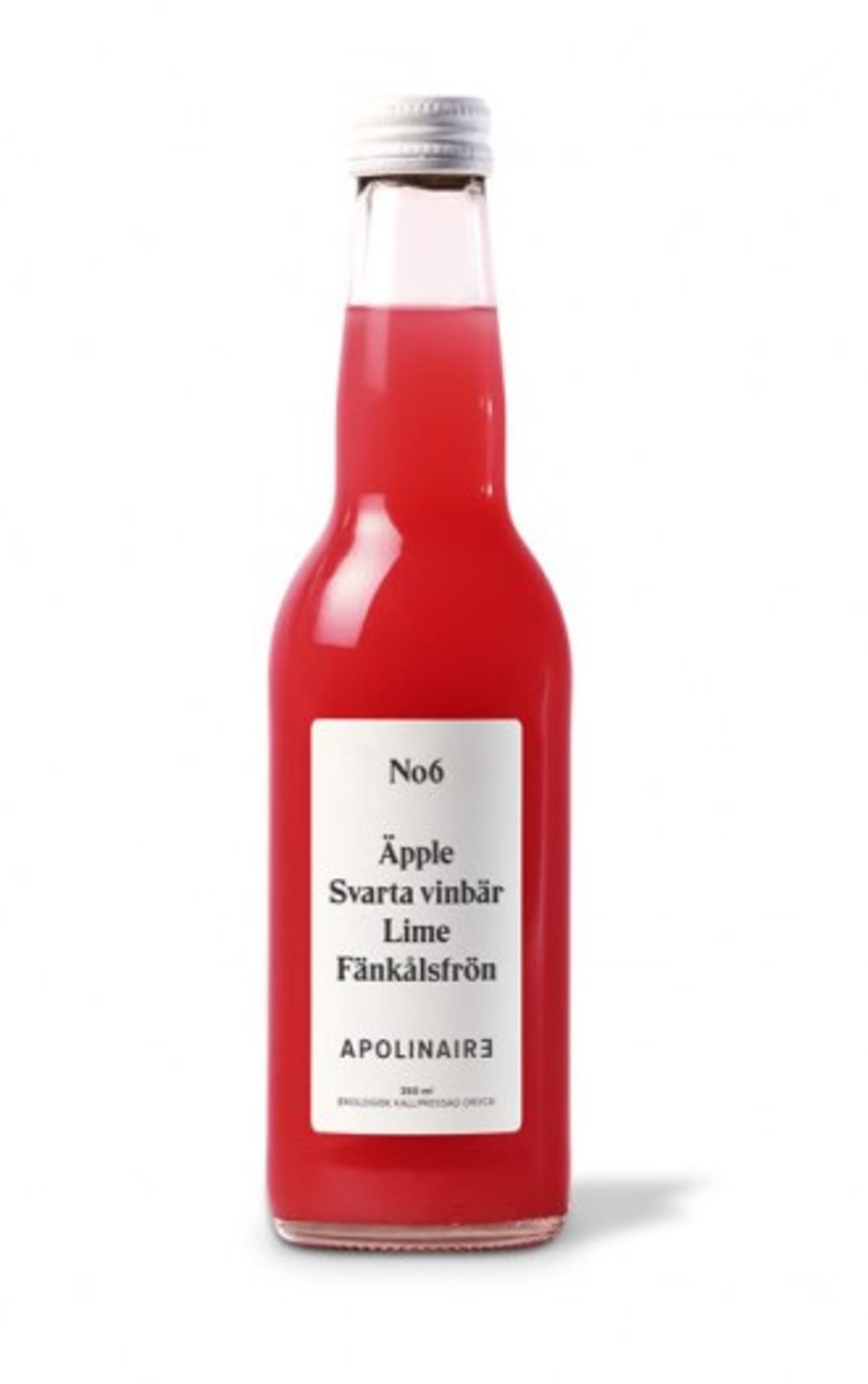 No6 äpple/svarta vinbär/lime EKO 25cl