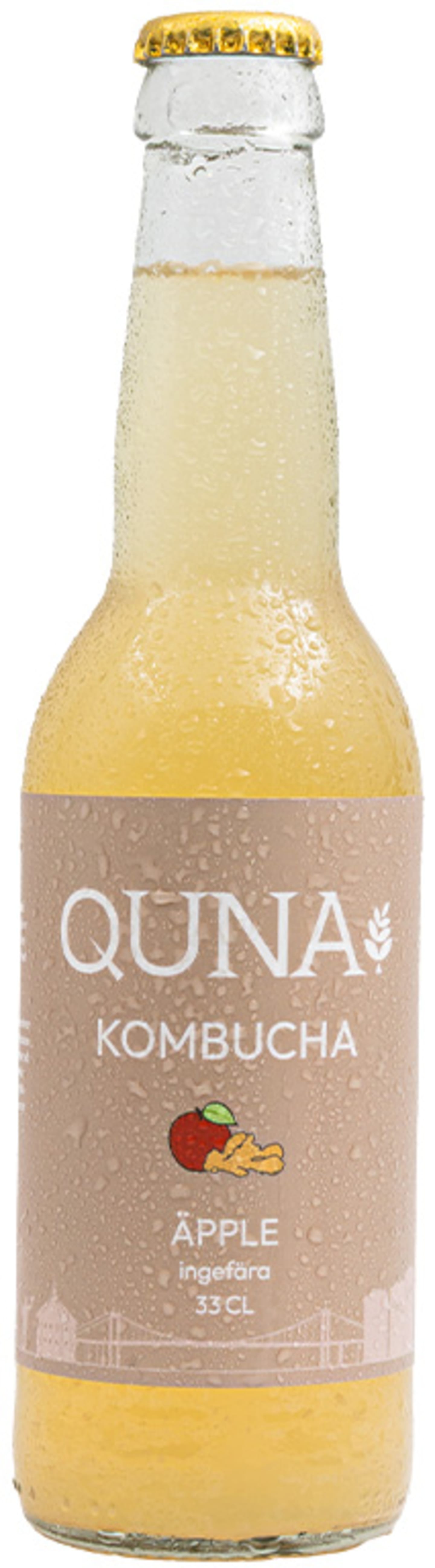 Kombucha äpple/ingefära 33cl