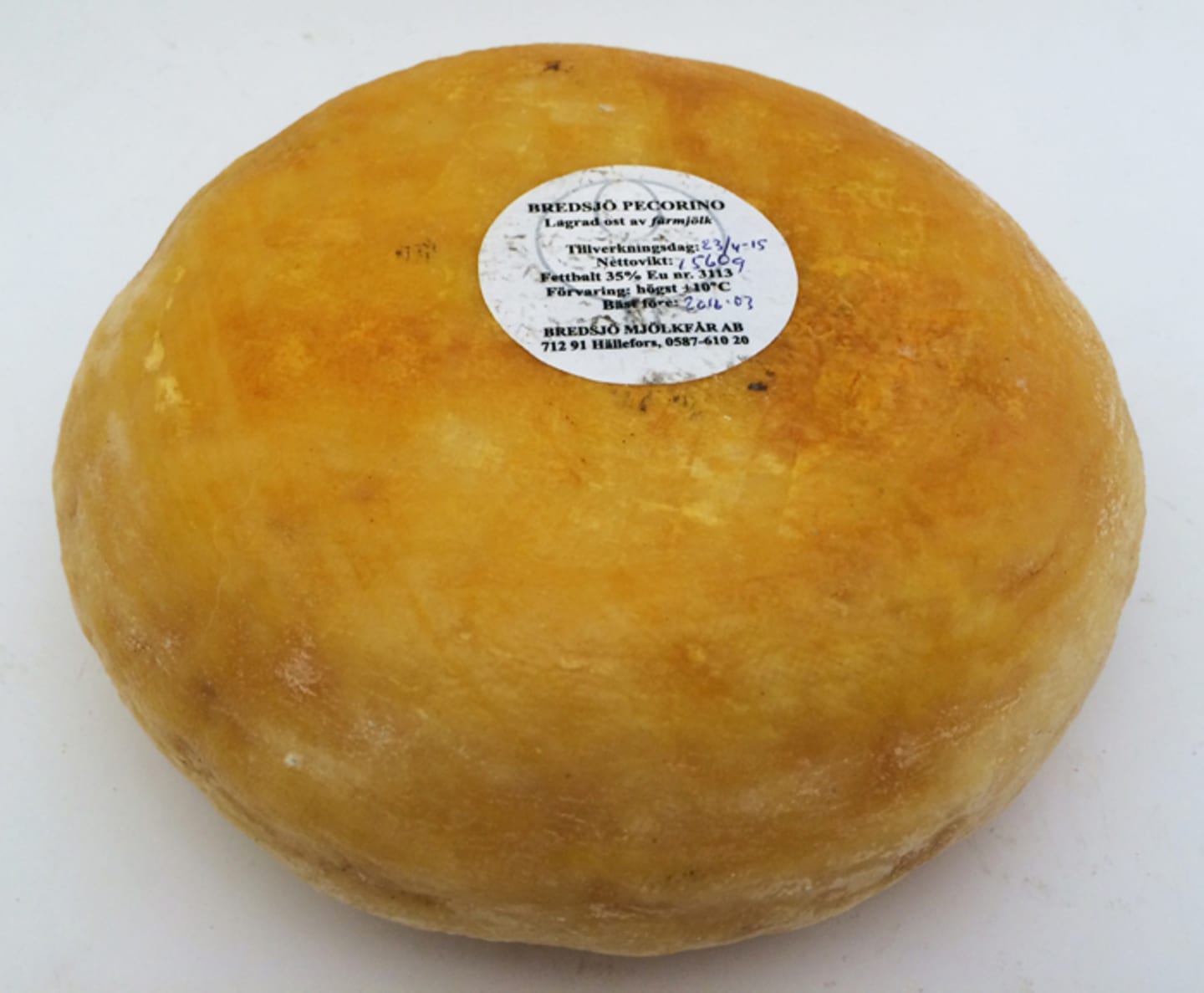 Bredsjö Hård fårost hel EKO ca2kg