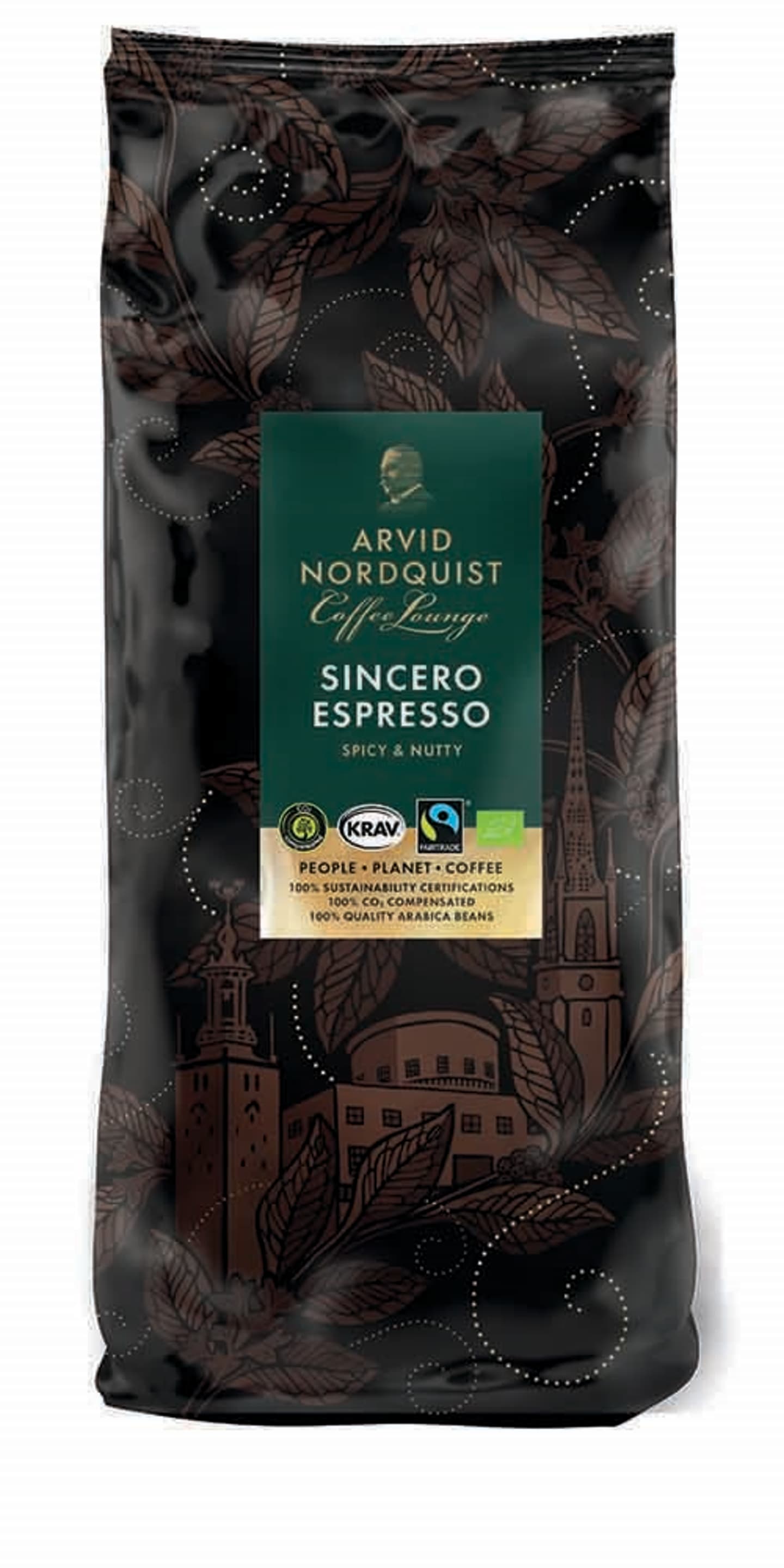 Kaffe Sincero espresso hela bönor 1kg