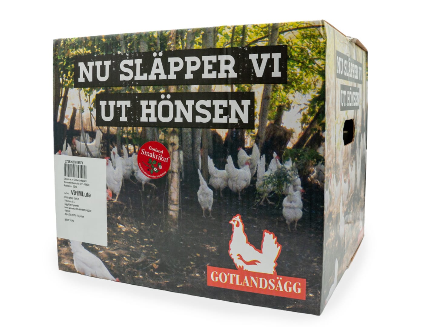 Ägg frigående ute 150st